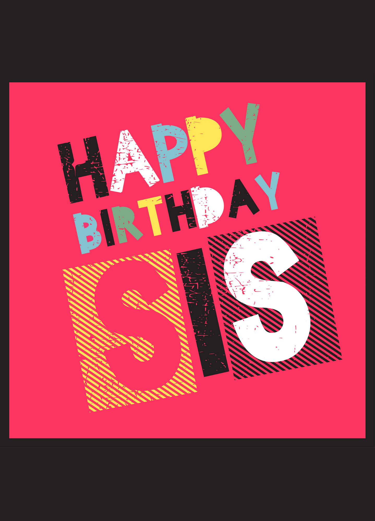 Happy Birthday Sis Voice Card – Record a Card